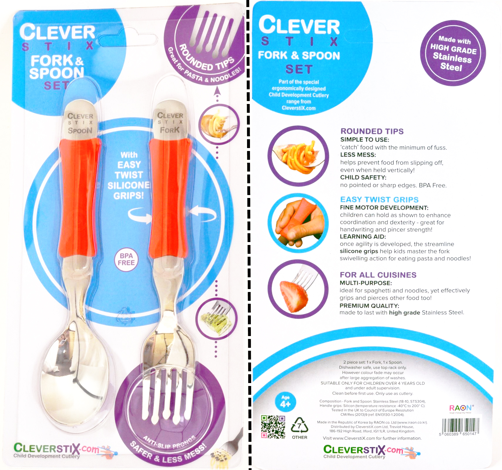 Clever fork & spoon set
